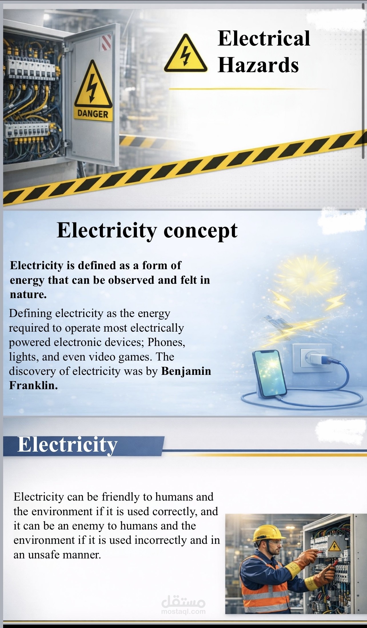 Electrical hazard PowerPoint