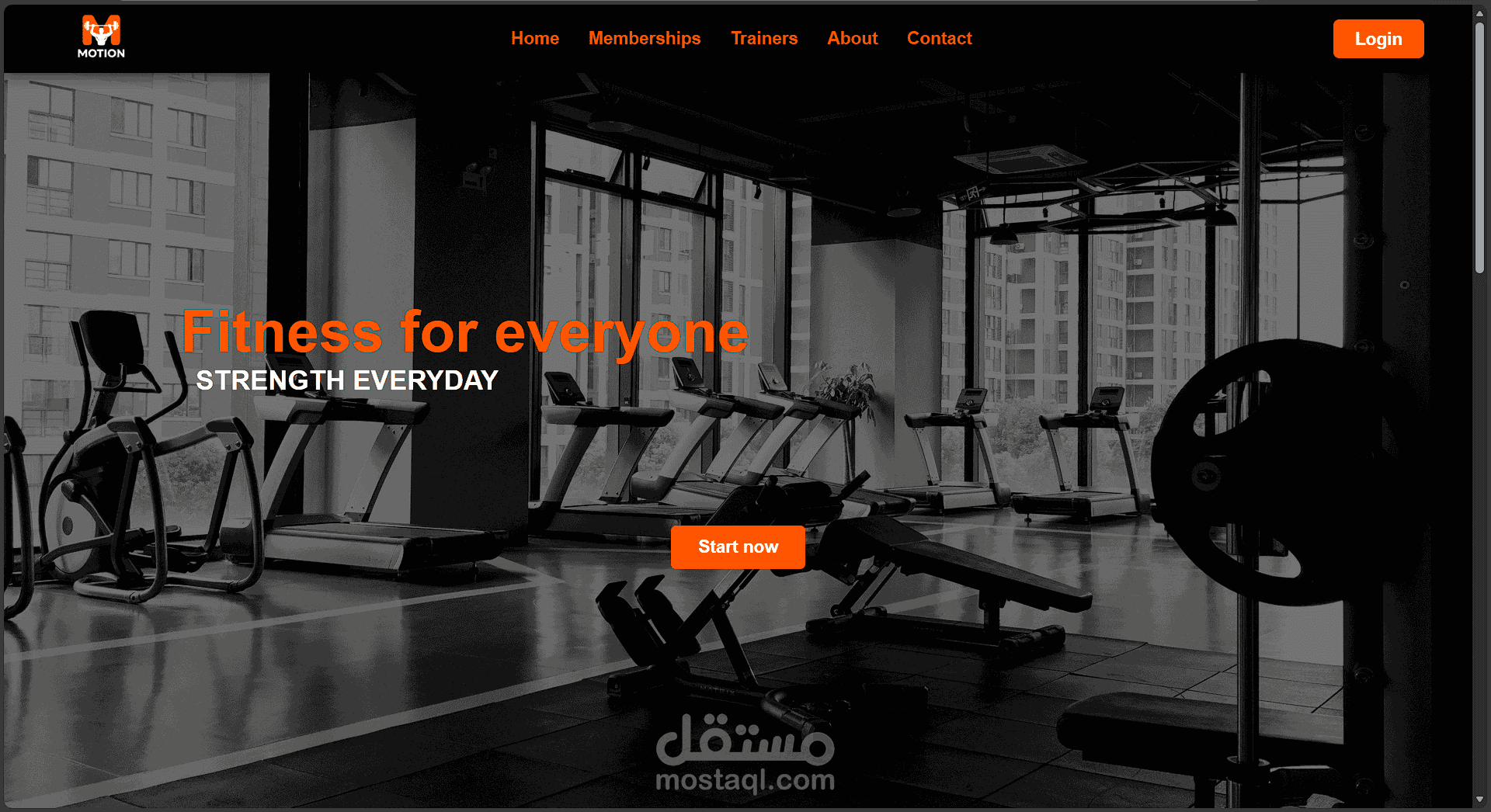 gym website