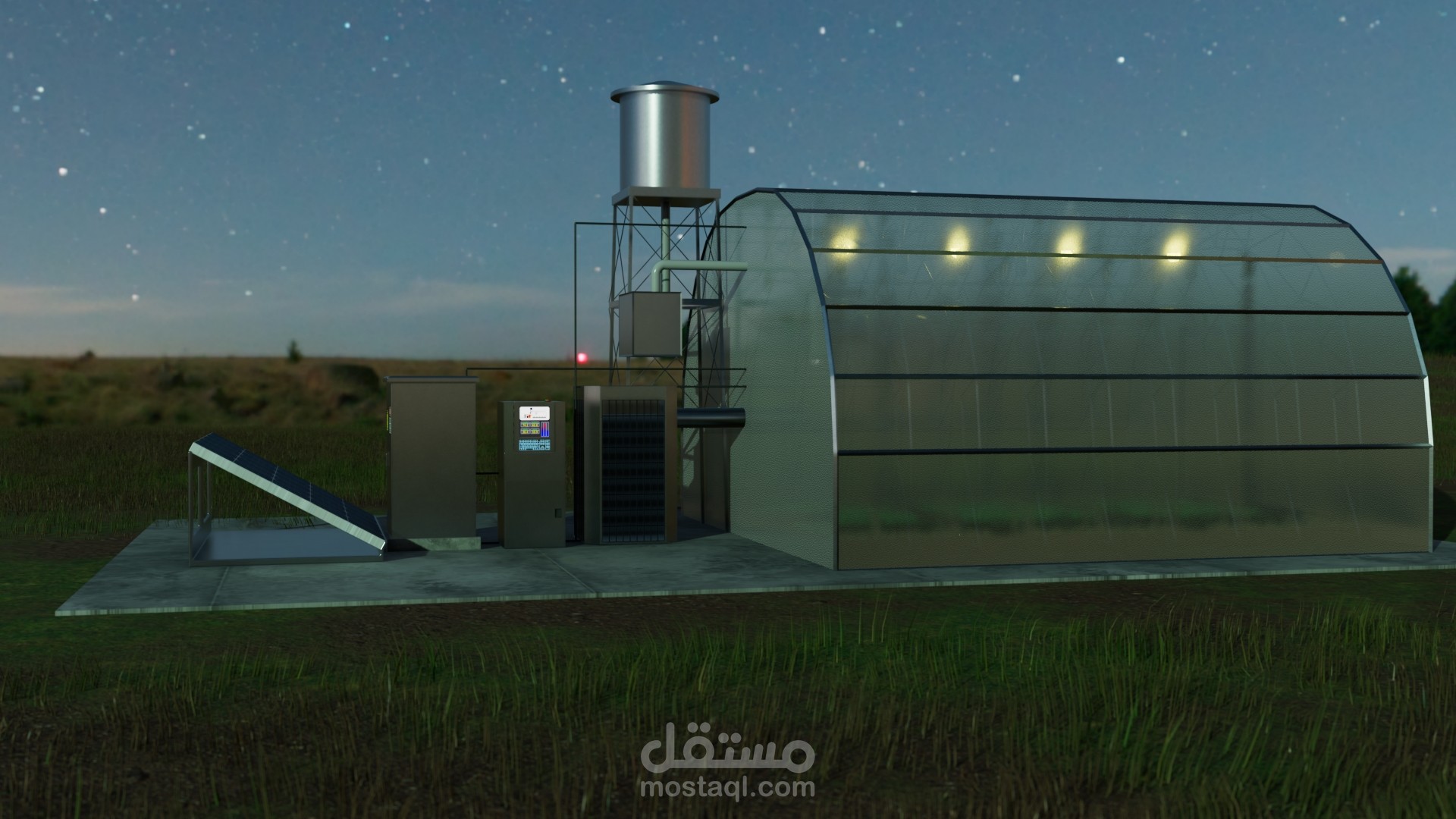 Solar Powered Green House