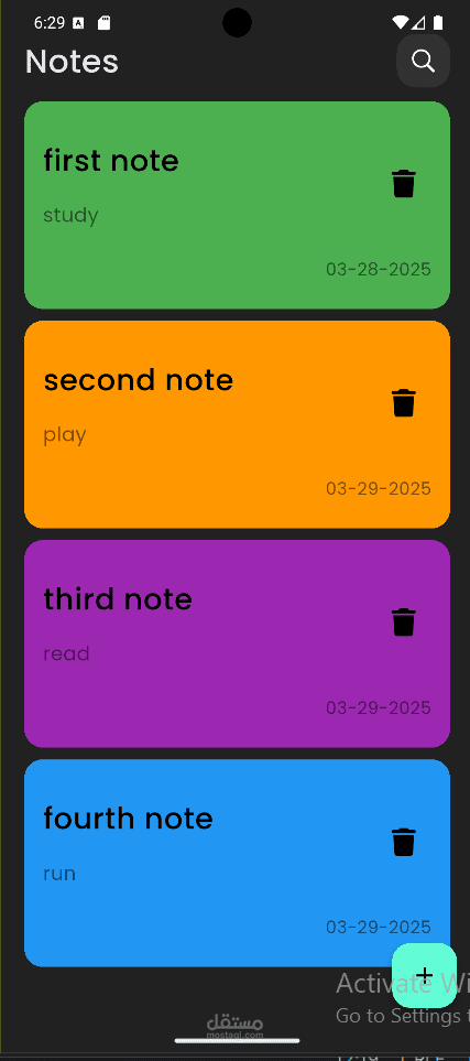 Notes App
