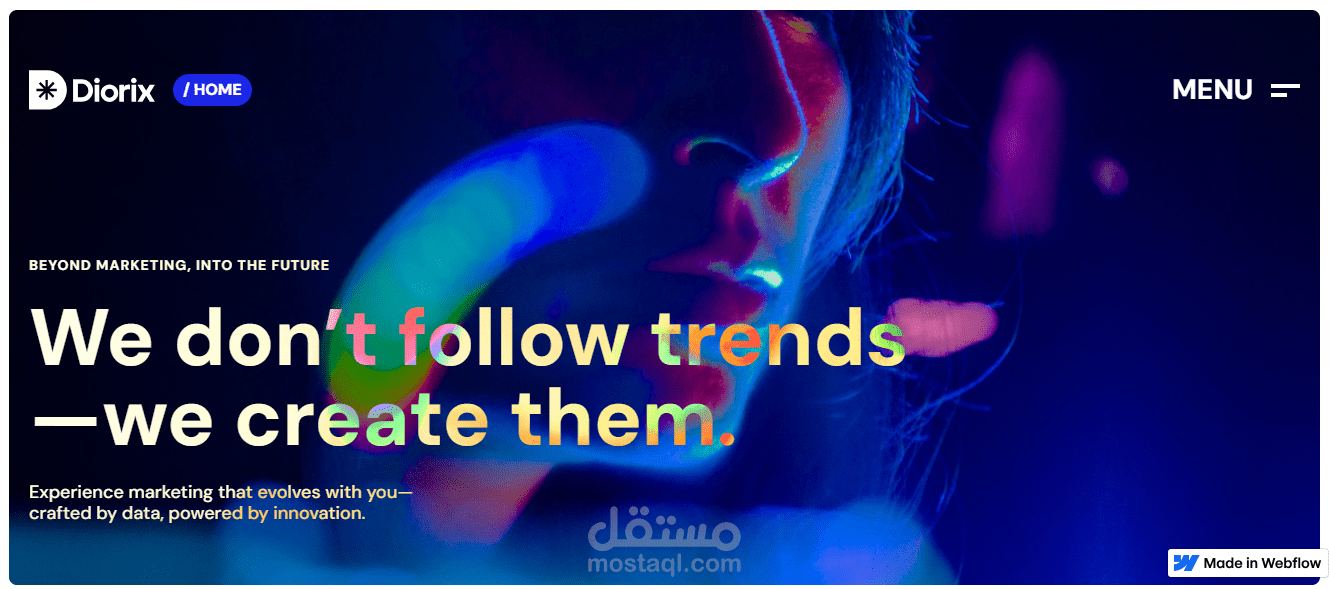 “Diorix – وكالة تسويق رقمي شامل ونمو العلامات التجارية”