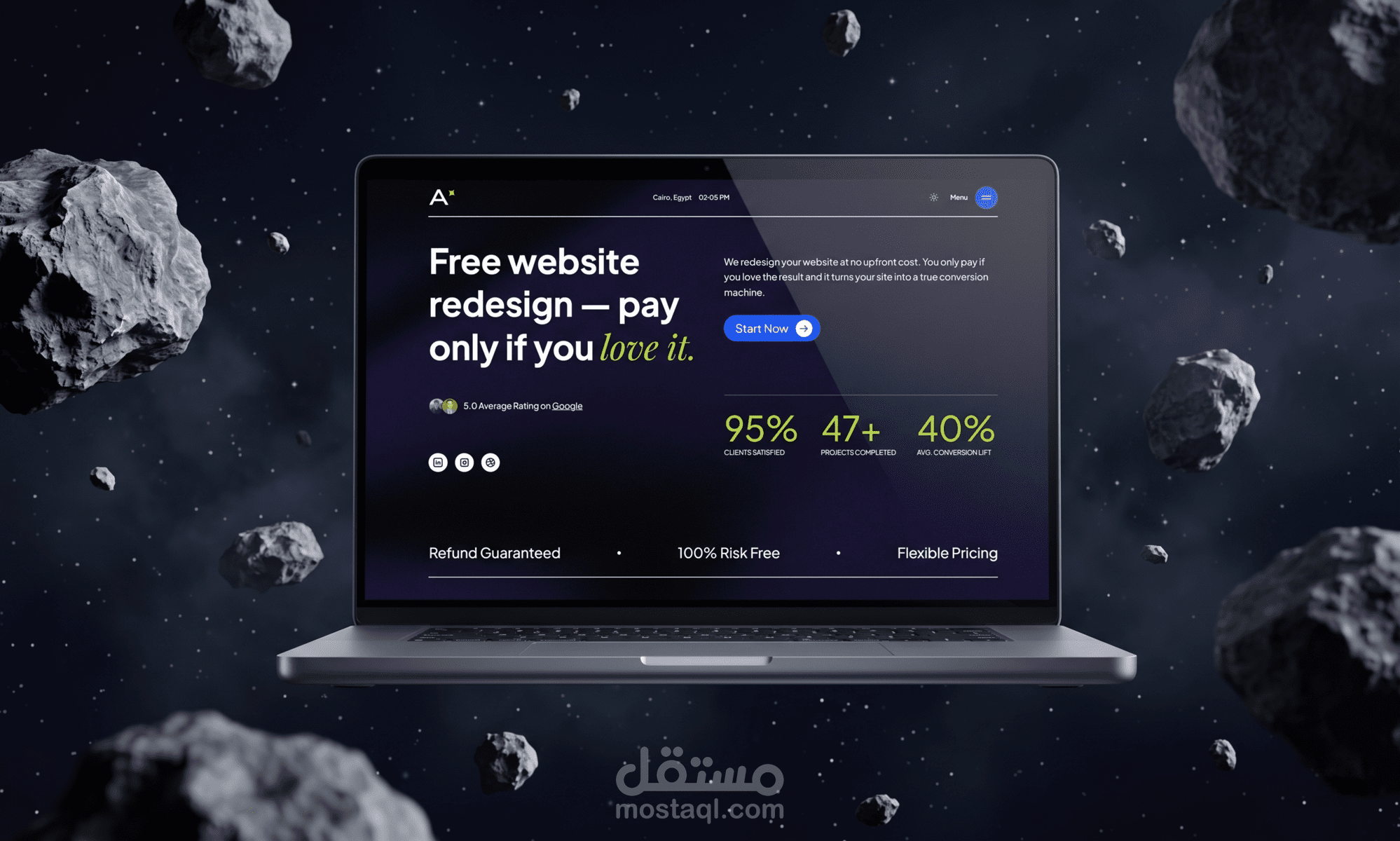 موقع Artbeak agency
