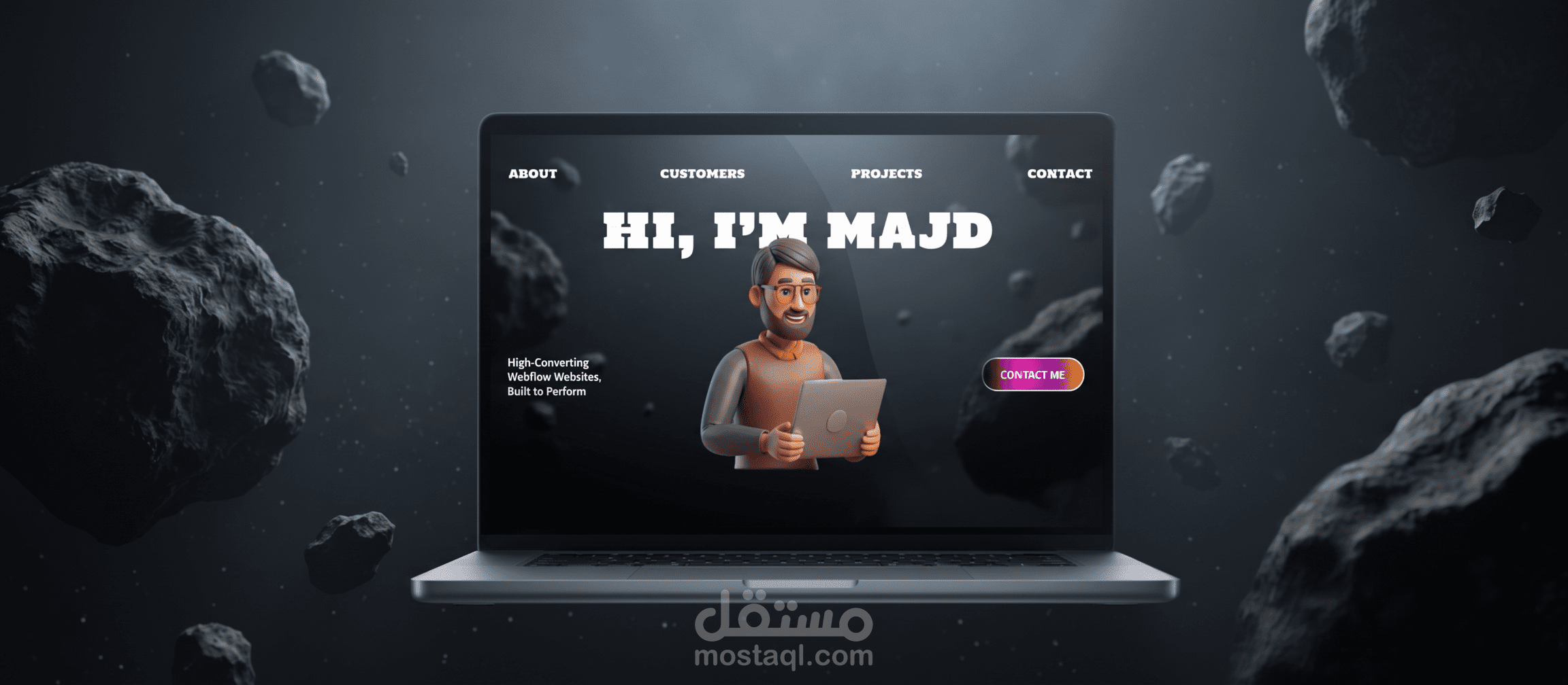 بروتوفوليو مخصص لمطور مواقع