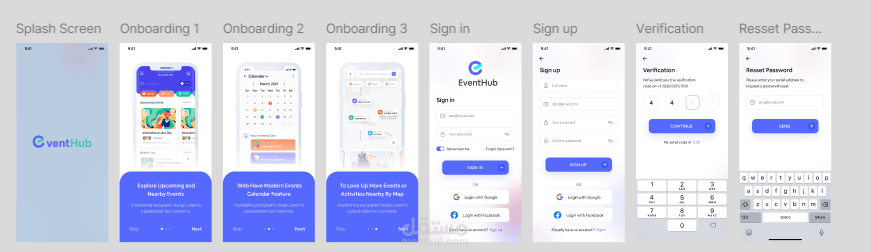 تصميم وتطوير تطبيق "EventHub" المتكامل لاستكشاف وحجز الفعاليات (Android Native - Java)