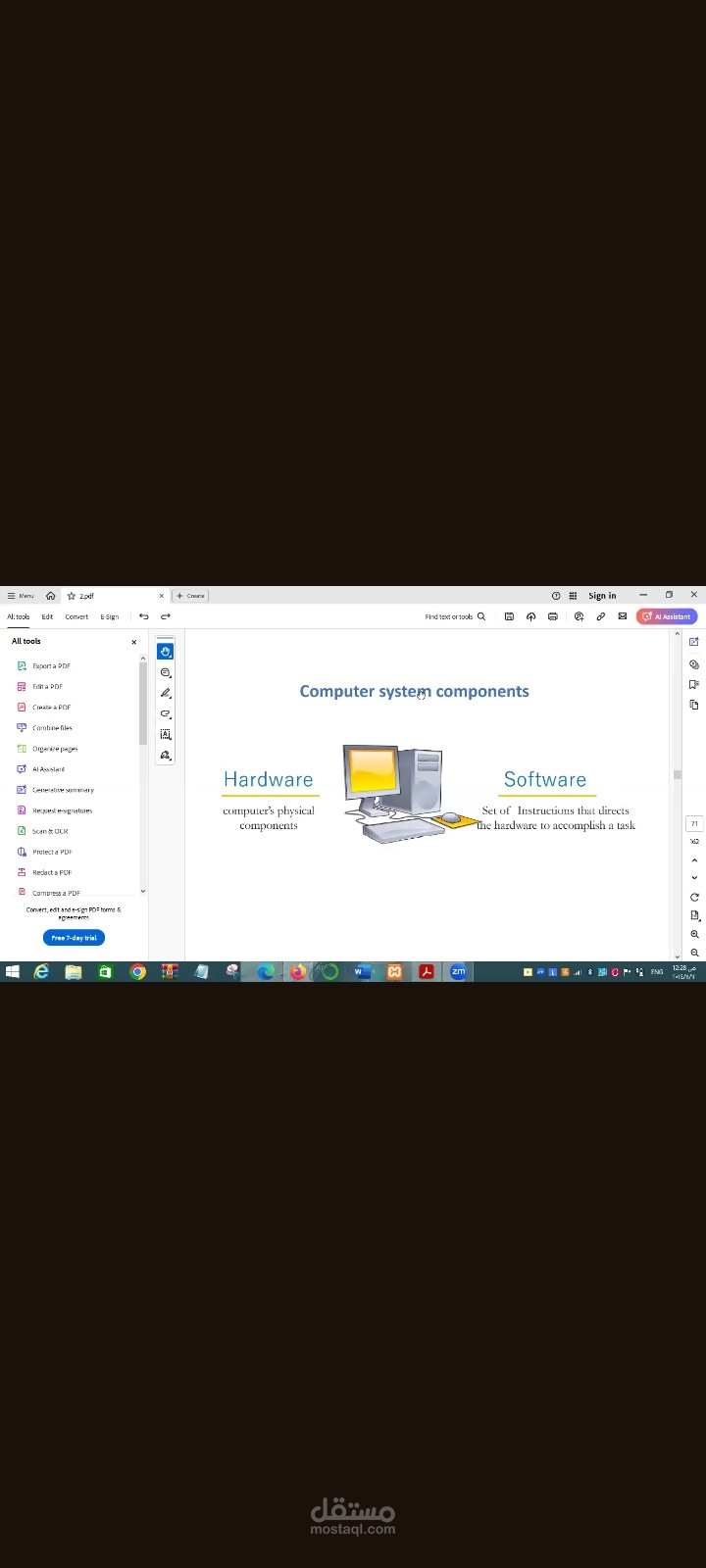 شرح واضح وبسيط لمواد الحاسب computer science , Information technology