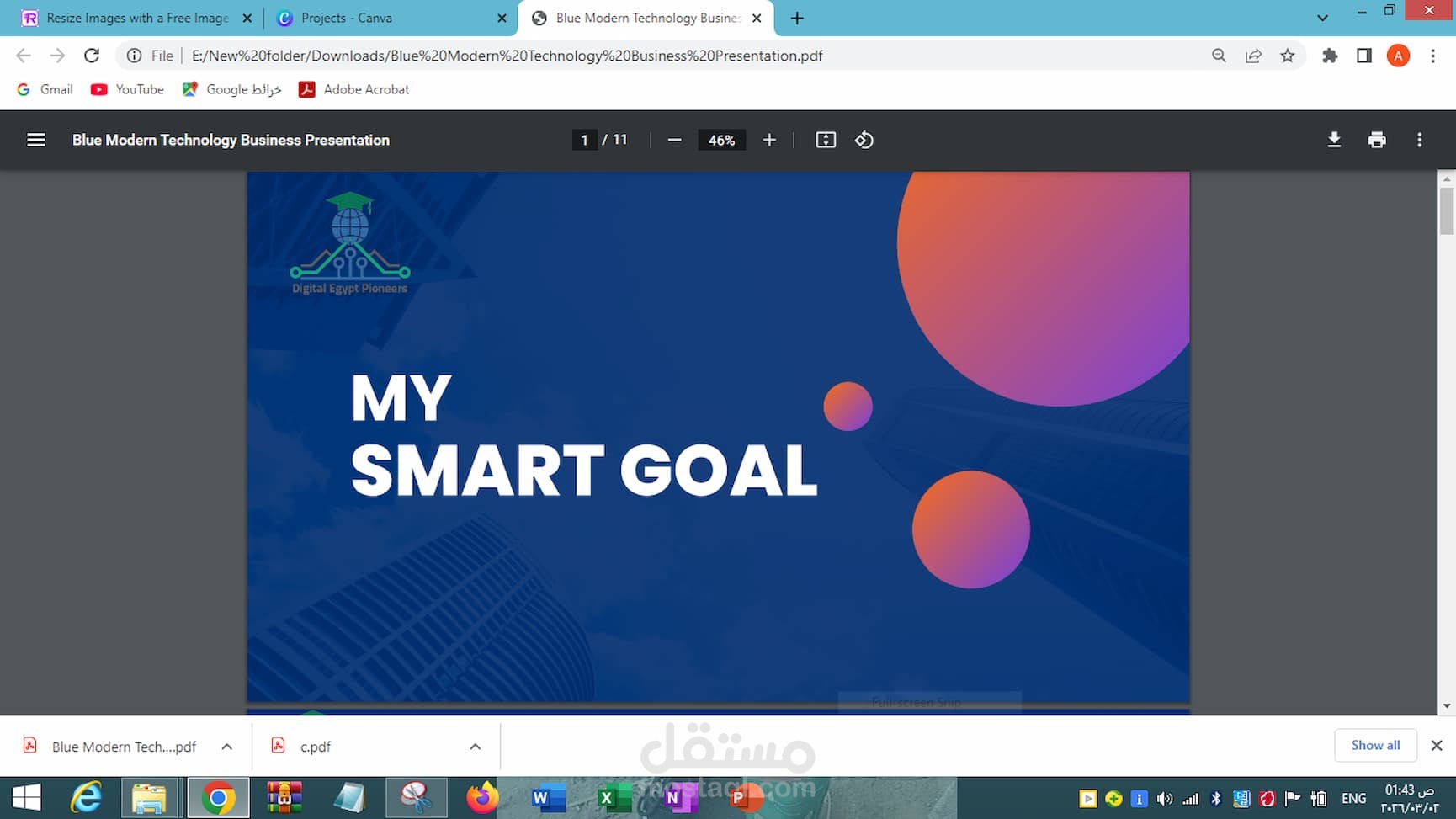 حوّل أفكارك وبياناتك إلى عرض تقديمي احترافي يجذب الانتباه من أول شريحة