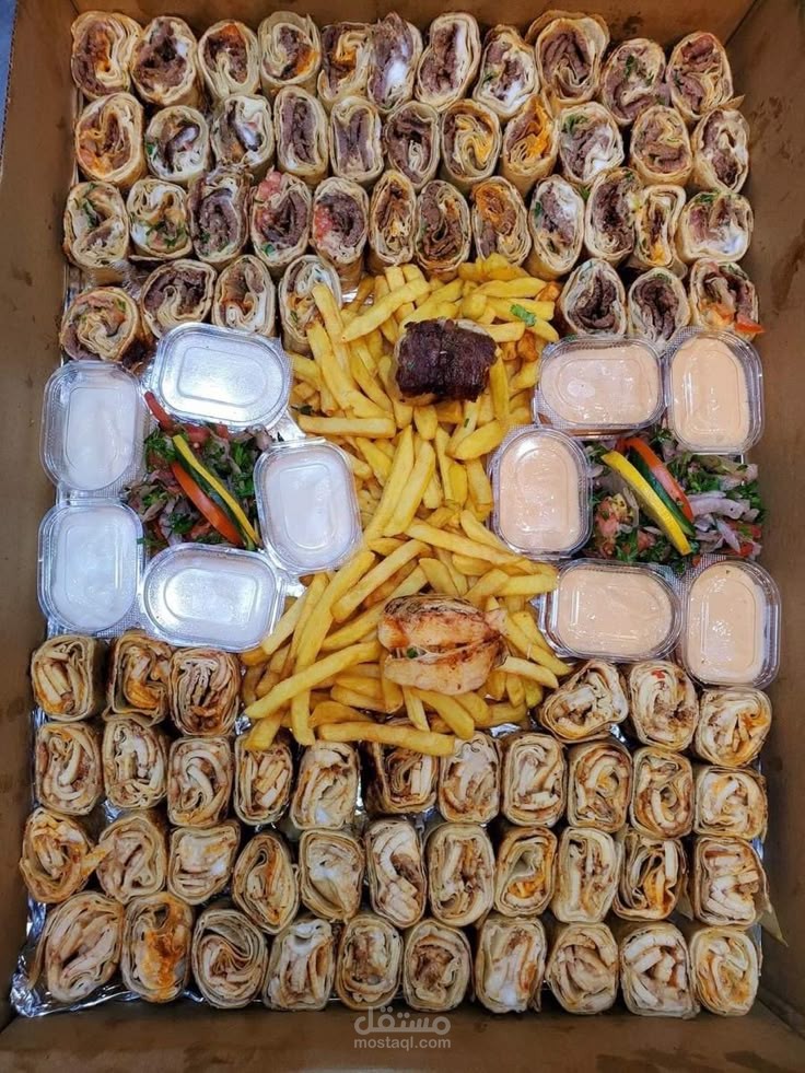 حملة لمطعم وجبات سريعه ومشويات