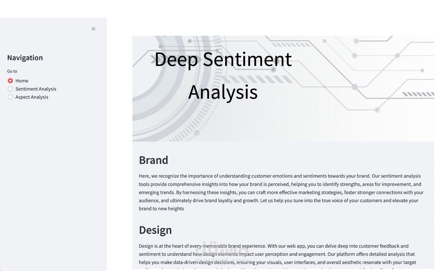 نظام التحليل العميق لمشاعر العملاء – Deep Sentiment Analysis Platform