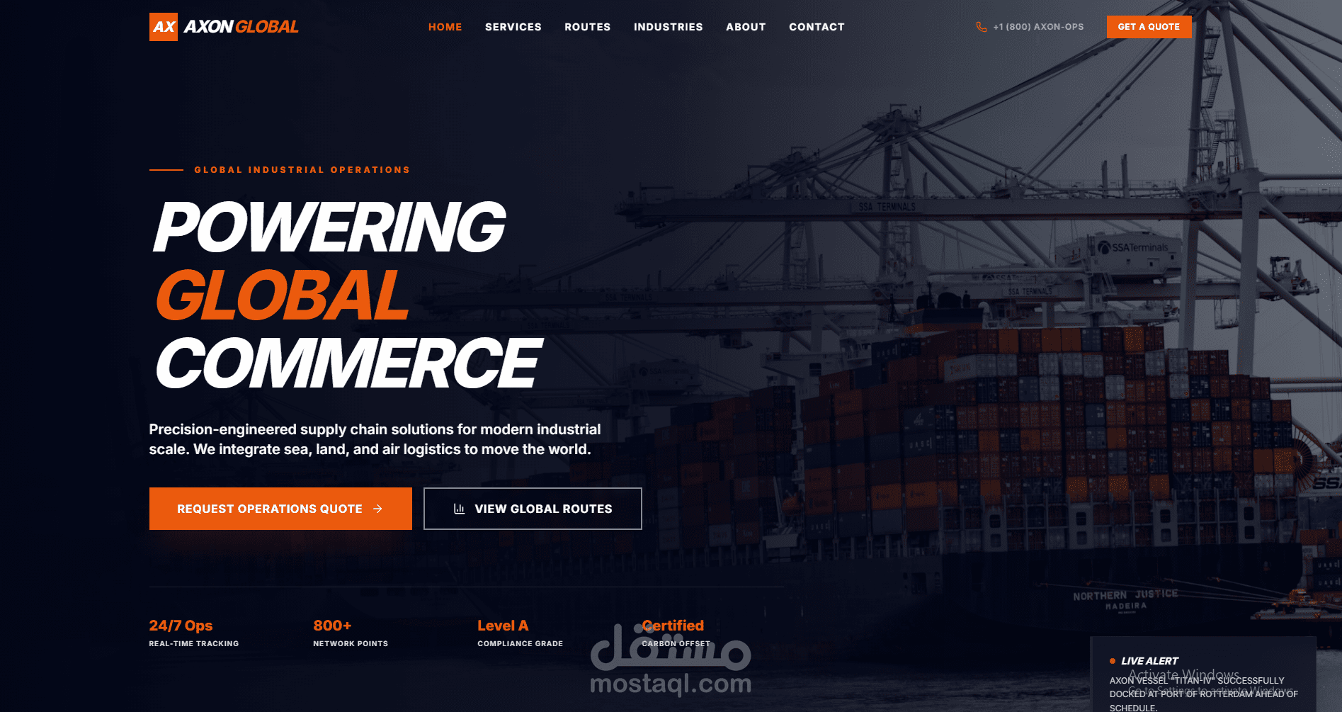 Logistics & Supply Chain Website