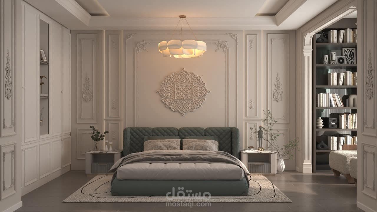 تصاميم متعددة من التصميم الداخلي والكلاسيكي