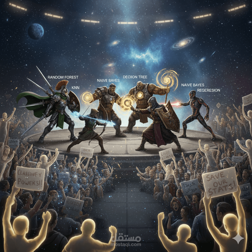 مقارنة بين اداء مجموعة من الخوارزميات فى عملية التصنيف