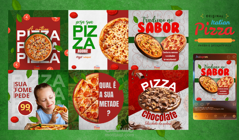 تصميم سوشيال ميديا مطعم