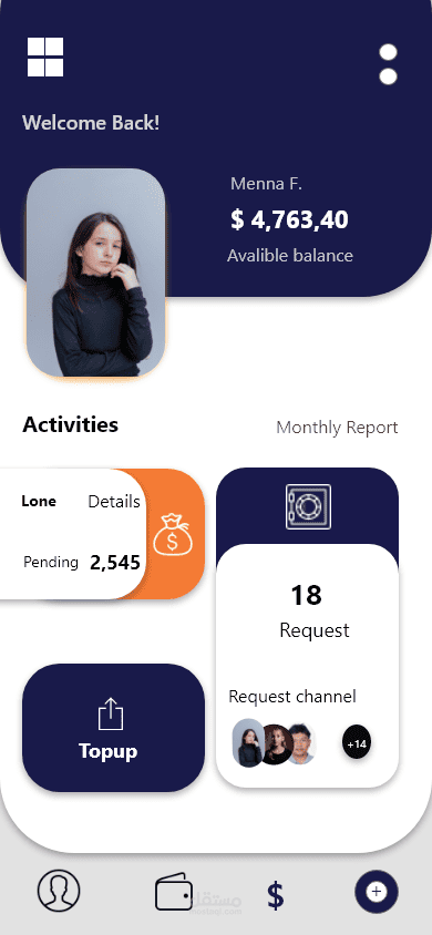 Online Banking App – Account Creation & Dashboard UI/UX Design