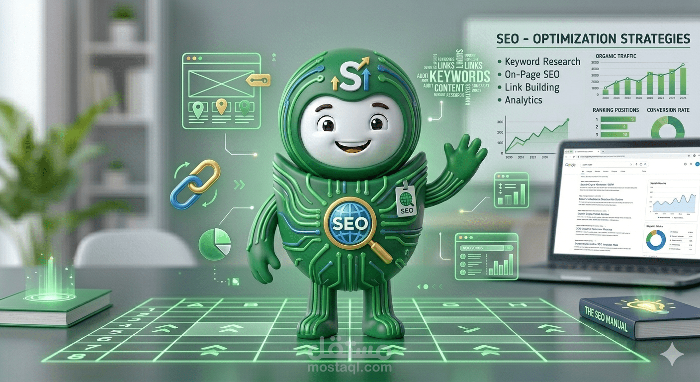 تحسين محركات البحث (SEO) لموقع إلكتروني
