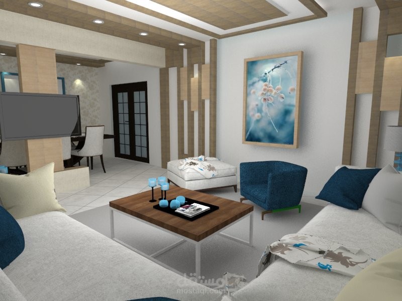 living & Dining room Design