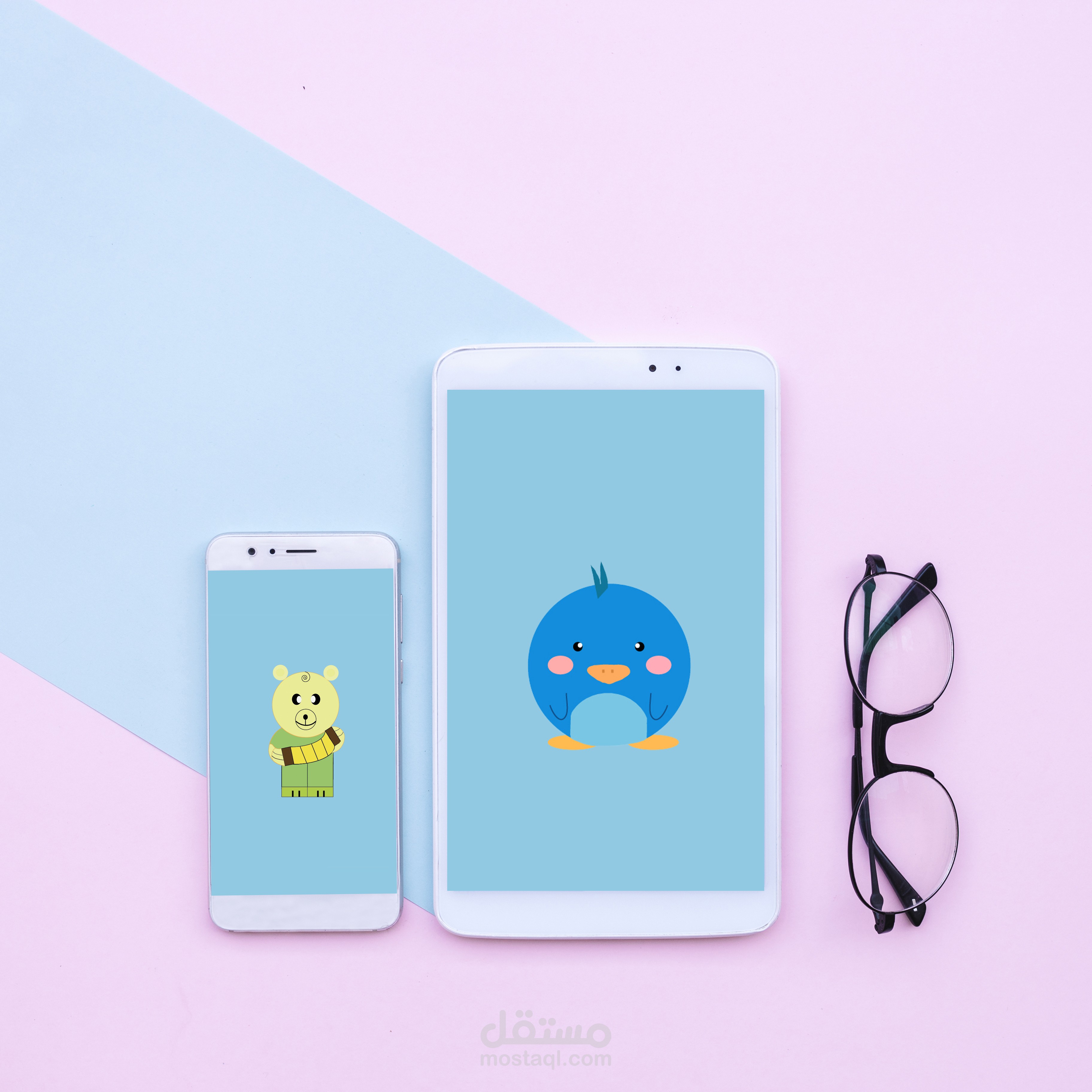 تصميم شخصيات كرتونية