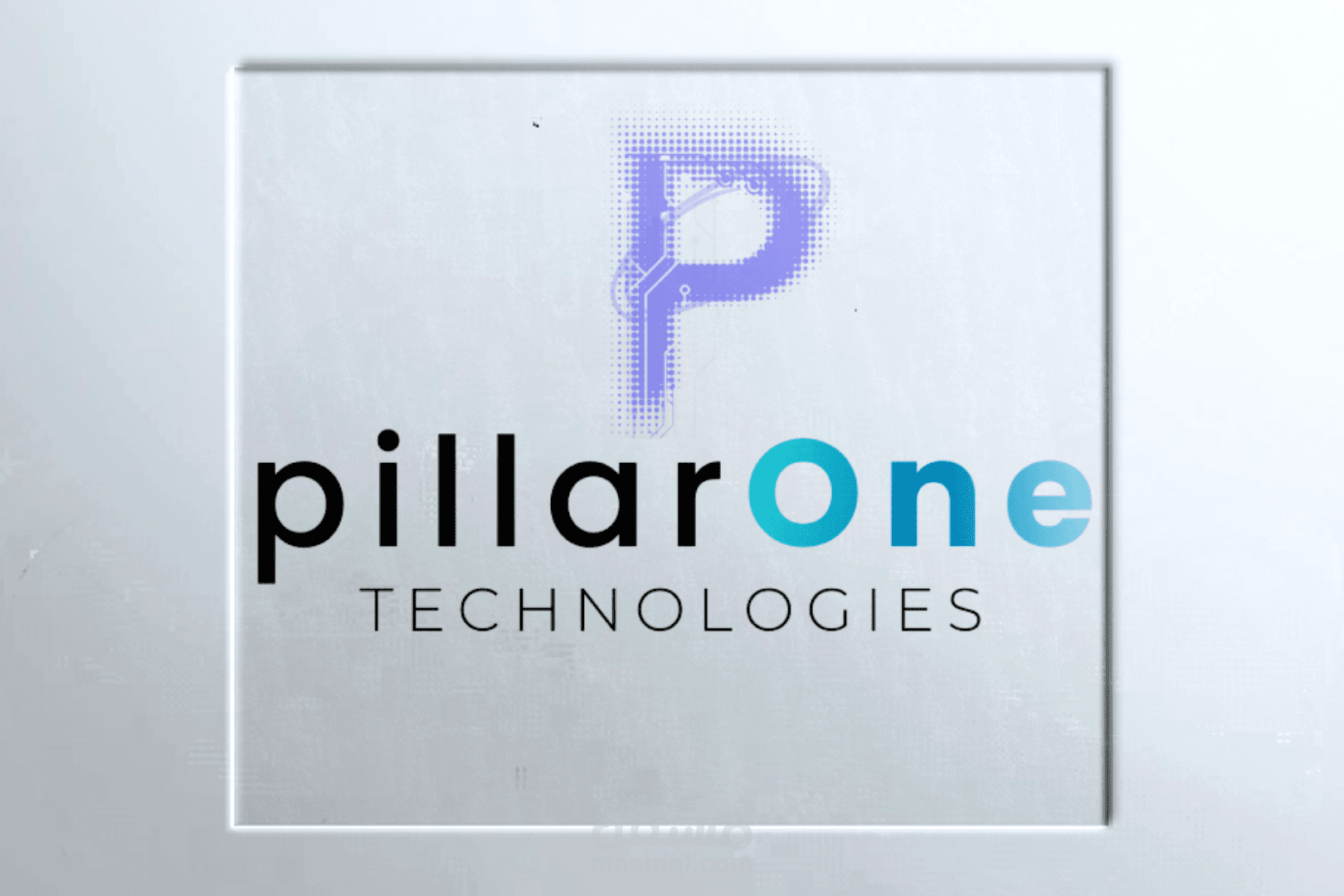 تصميم لوجو تكنولوجي مبتكر لعلامة PillarOne Technologies
