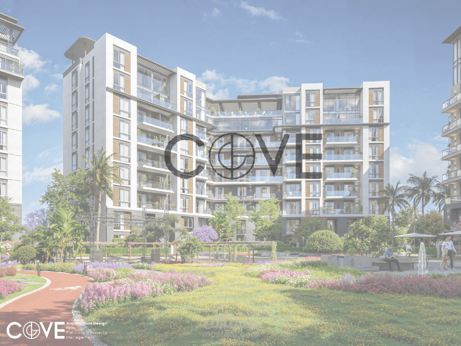 تصميم واجهات و بلانات معمارية لكمبوند لوسيل(Lusail residential compound)