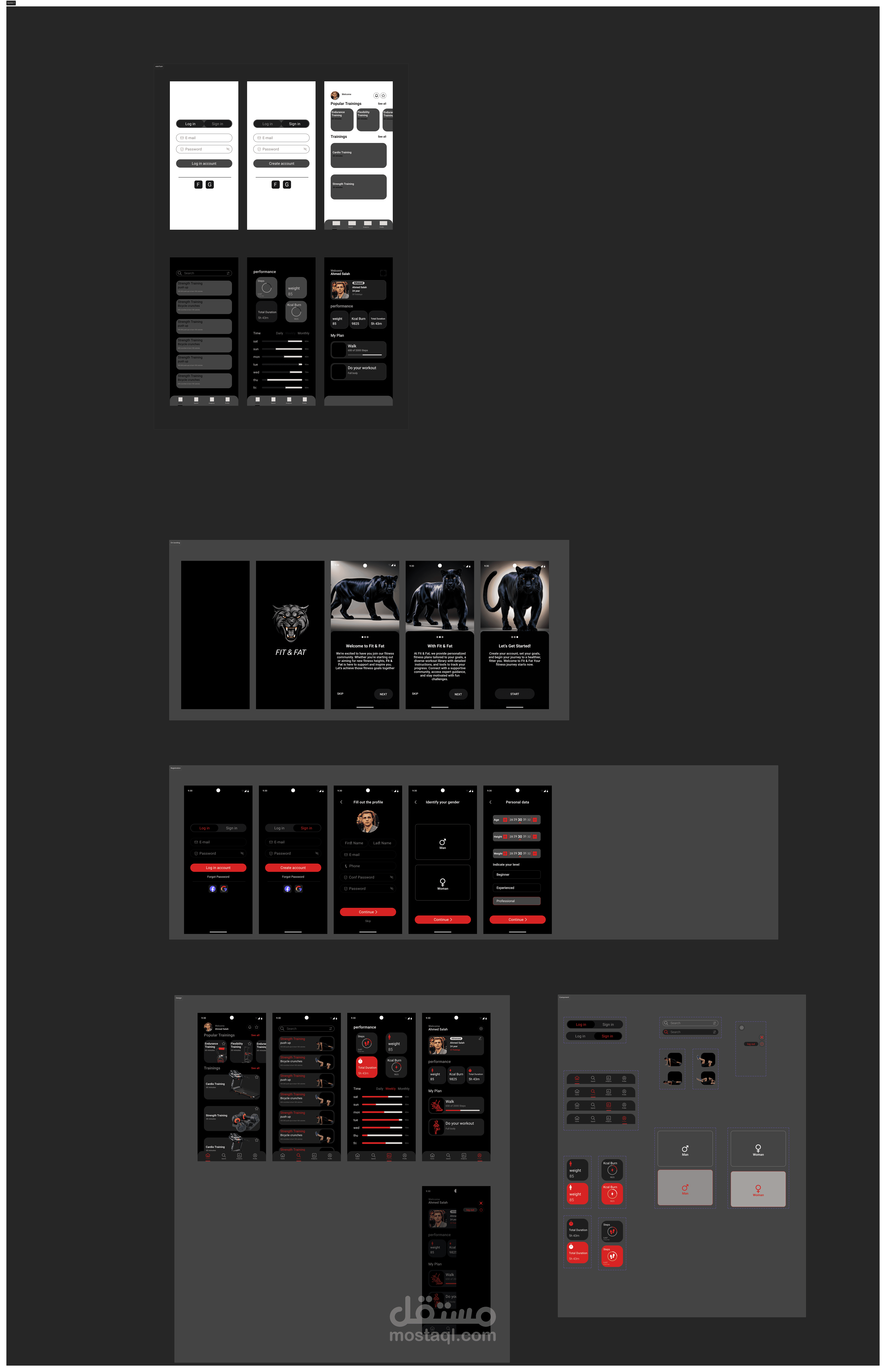 I will design a modern and user-friendly mobile app UI in Figma