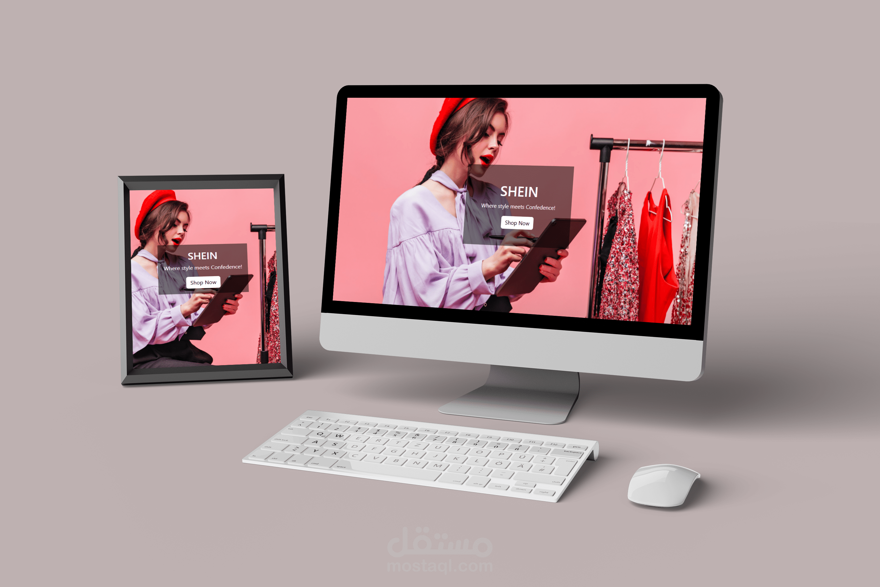 Ecommerce Fashion – موقع تسوق إلكتروني Responsive (HTML, CSS, Bootstrap)