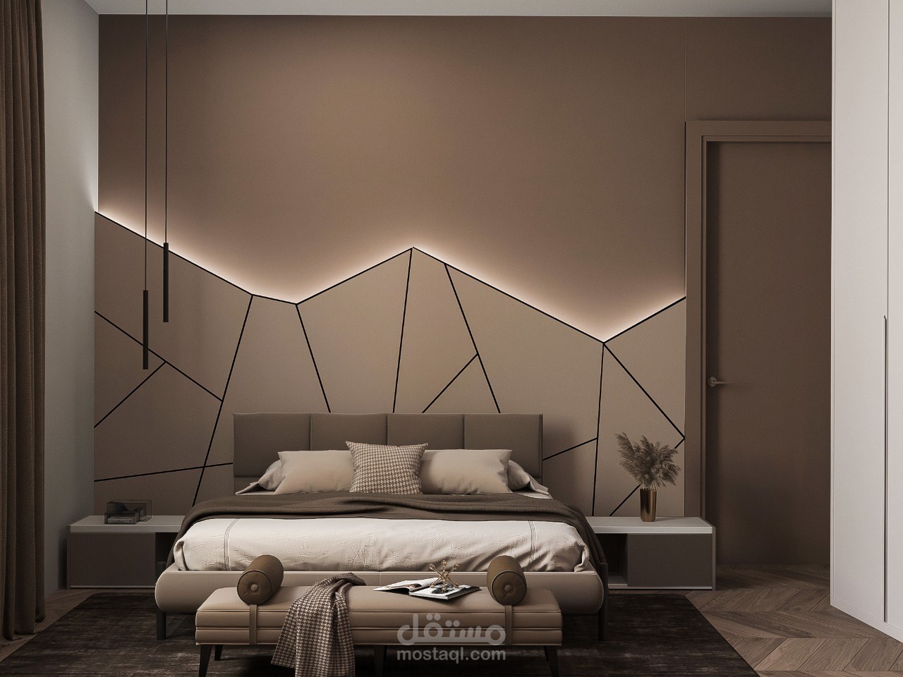 تصميم غرفة نوم ماستر
