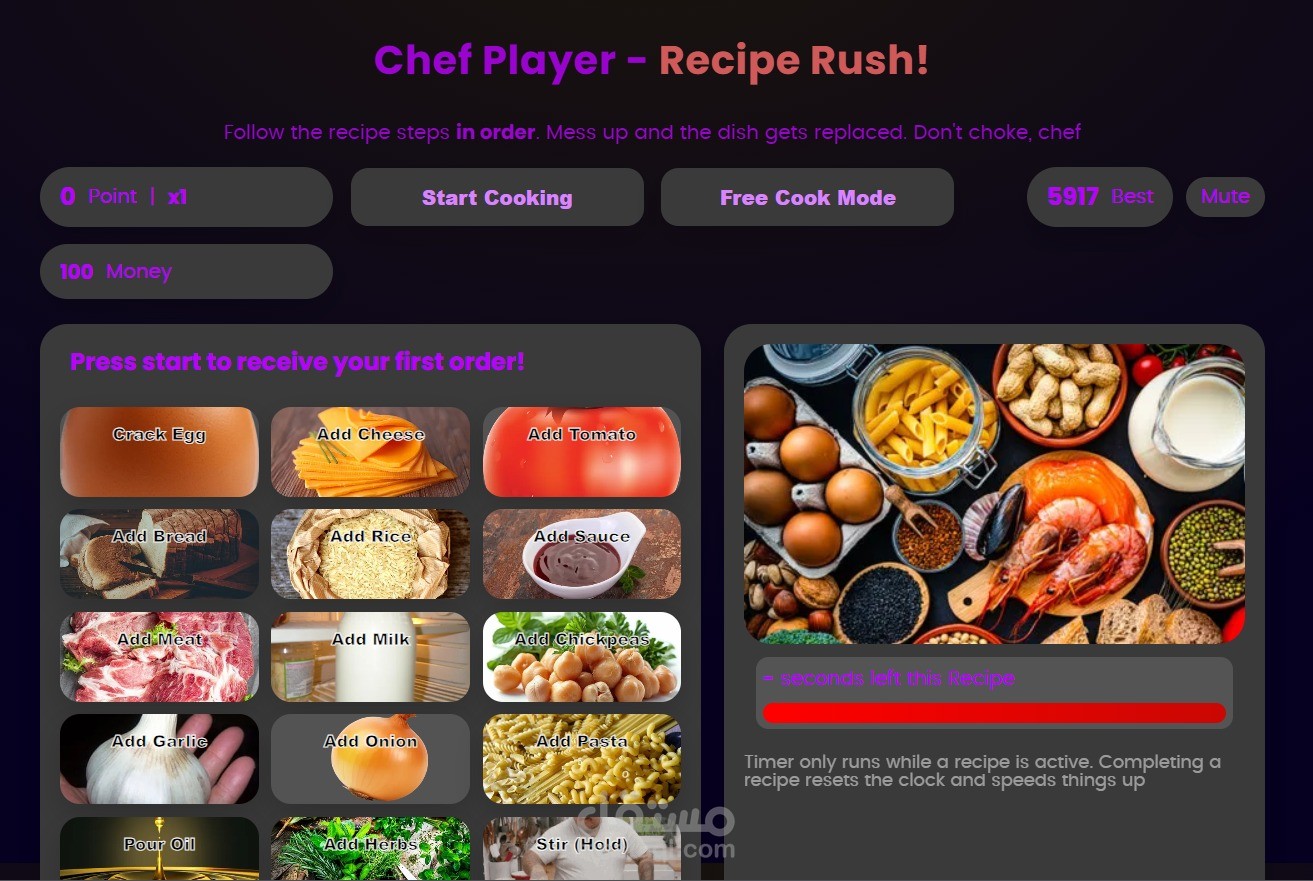 Chef Player - Recipe Rush