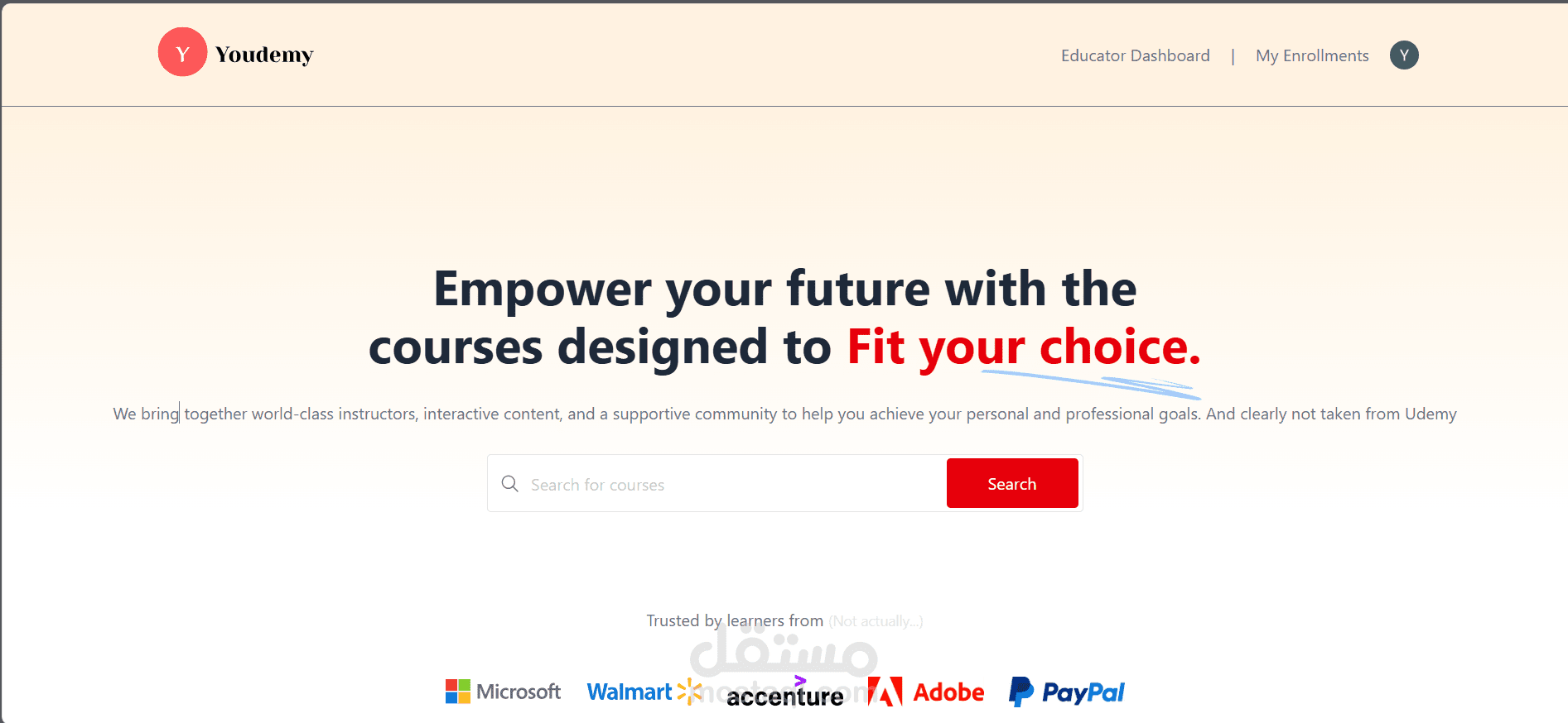 Full-Stack Learning Management System (LMS) with Payment Integration