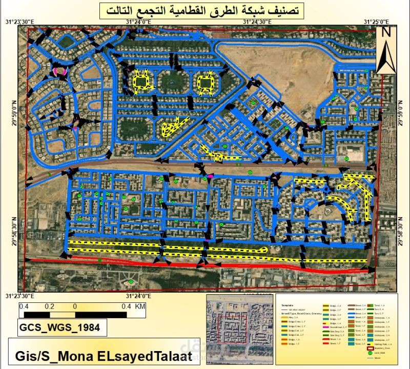 Road Network Classification & Analysis – Katameya