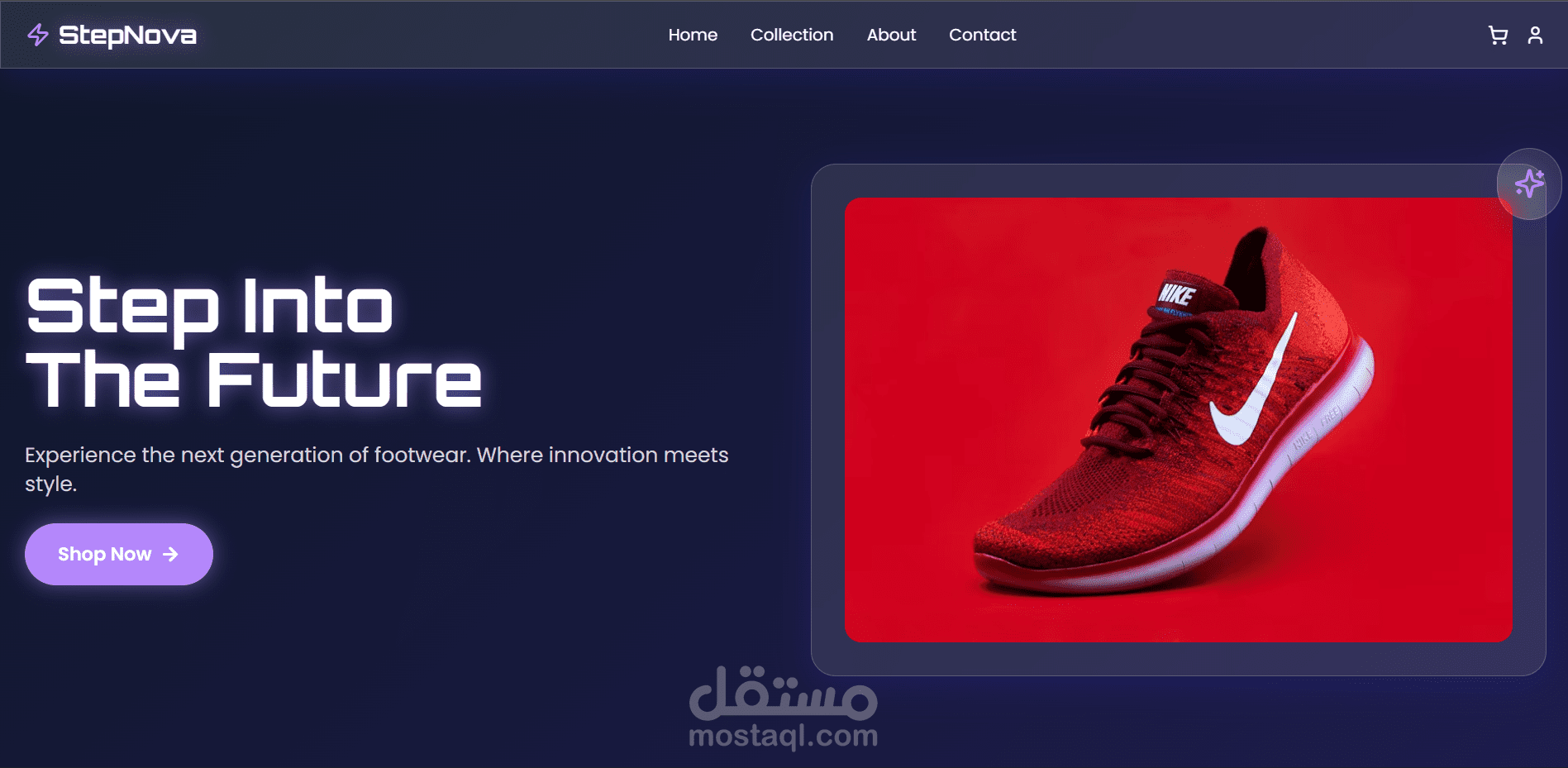 StepNova – Shoes E-Commerce Website