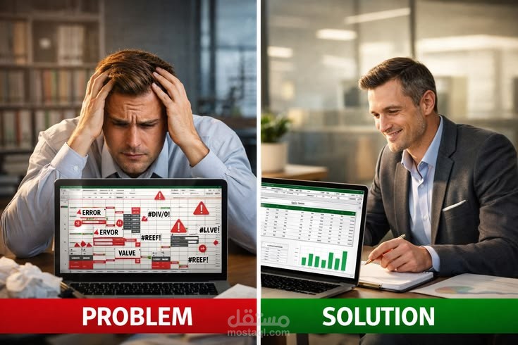 تنظيف وتنظيم البيانات وعمل Dashboard باستخدام Excel