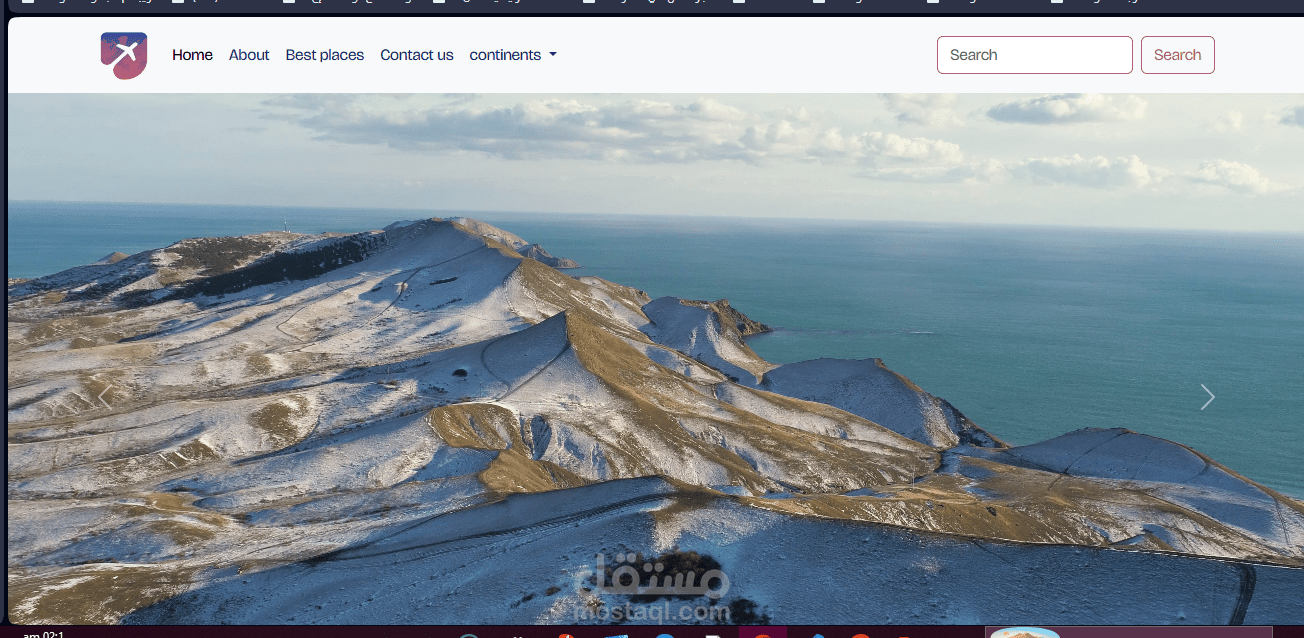 تصميم وتطوير موقع "Airtravel" للسياحة والسفر بواجهة عصرية