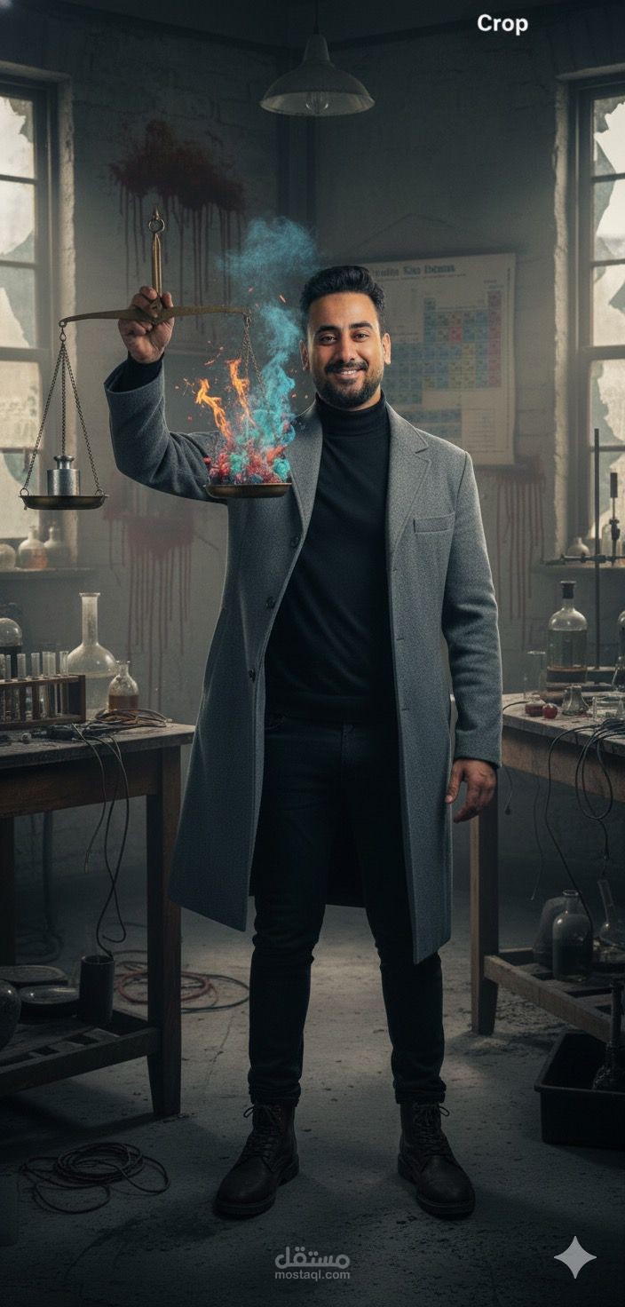 فيديو إعلاني قصير (Promo Video) يهدف إلى التسويق لدورات الكيمياء الخاصة بالمهندس أحمد علي