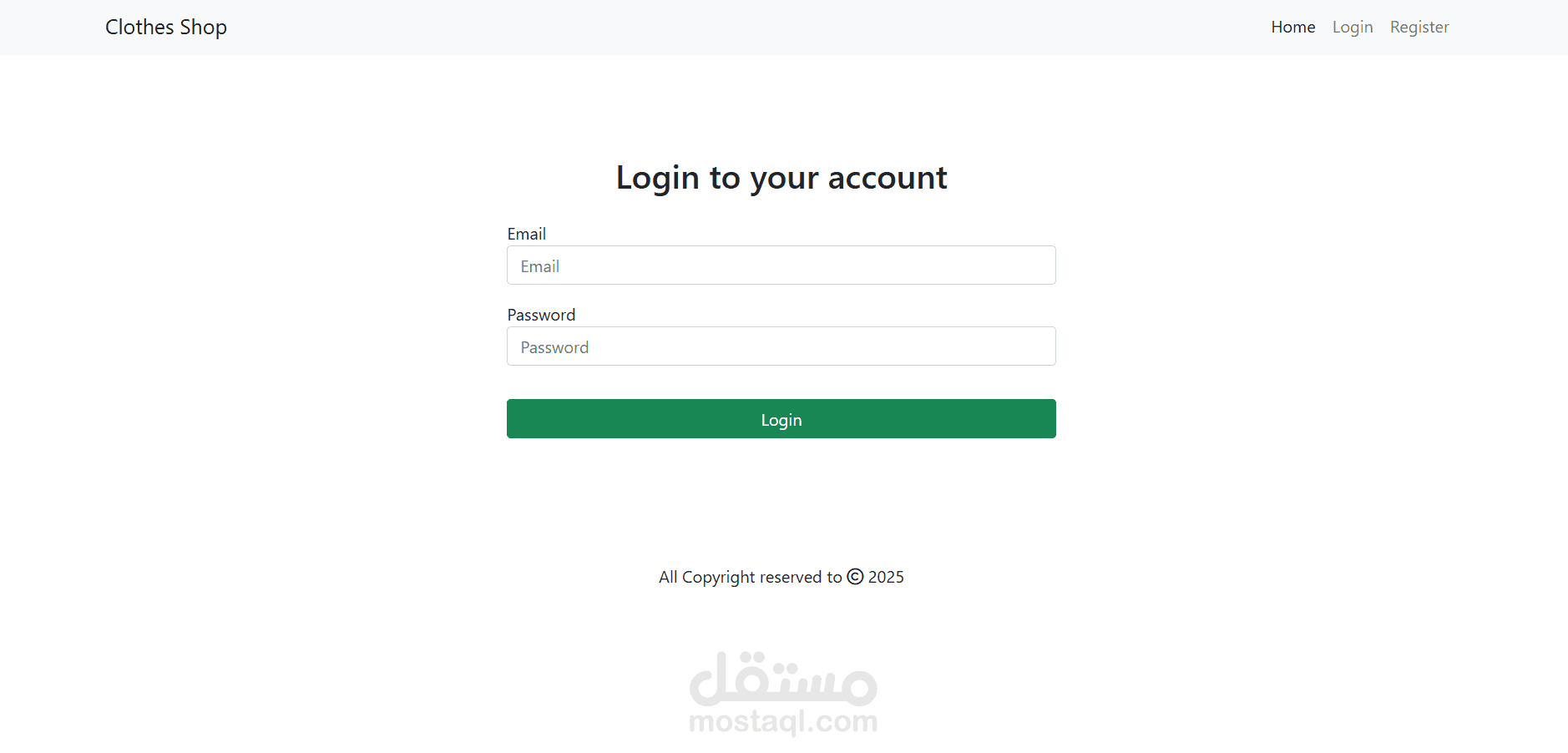 تطوير متجر إلكتروني احترافي متكامل باستخدام PHP و MySQL