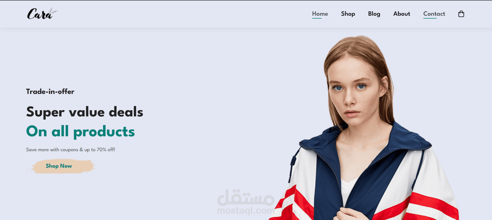 E-COMMERCE لبيع الملابس