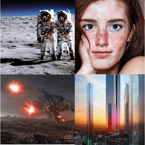 نظام تحسين الصور وتوليدها عبر Fine-Tuned Stable Diffusion