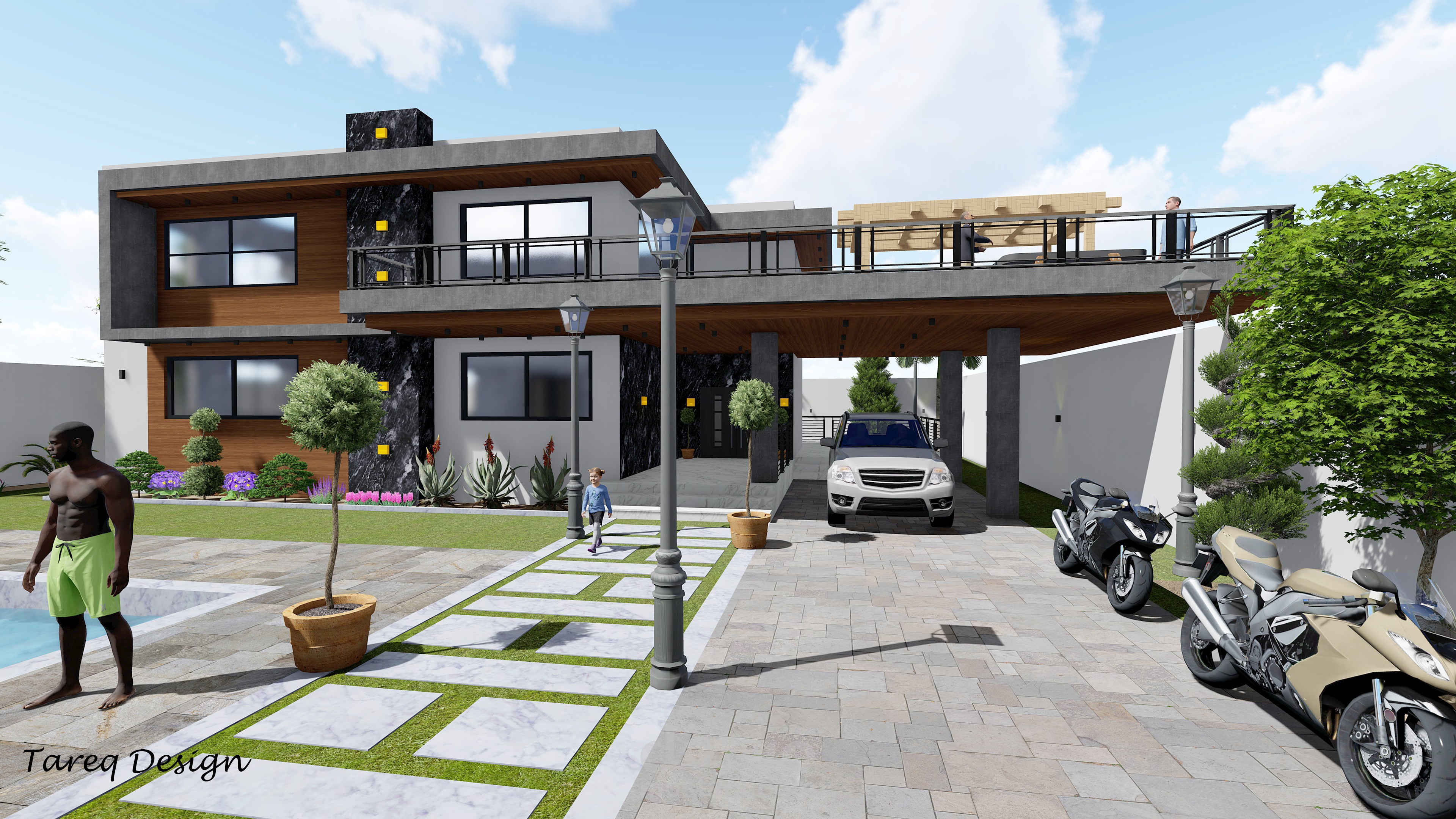 تصميم شاليه خاص لدكتور من السعودية