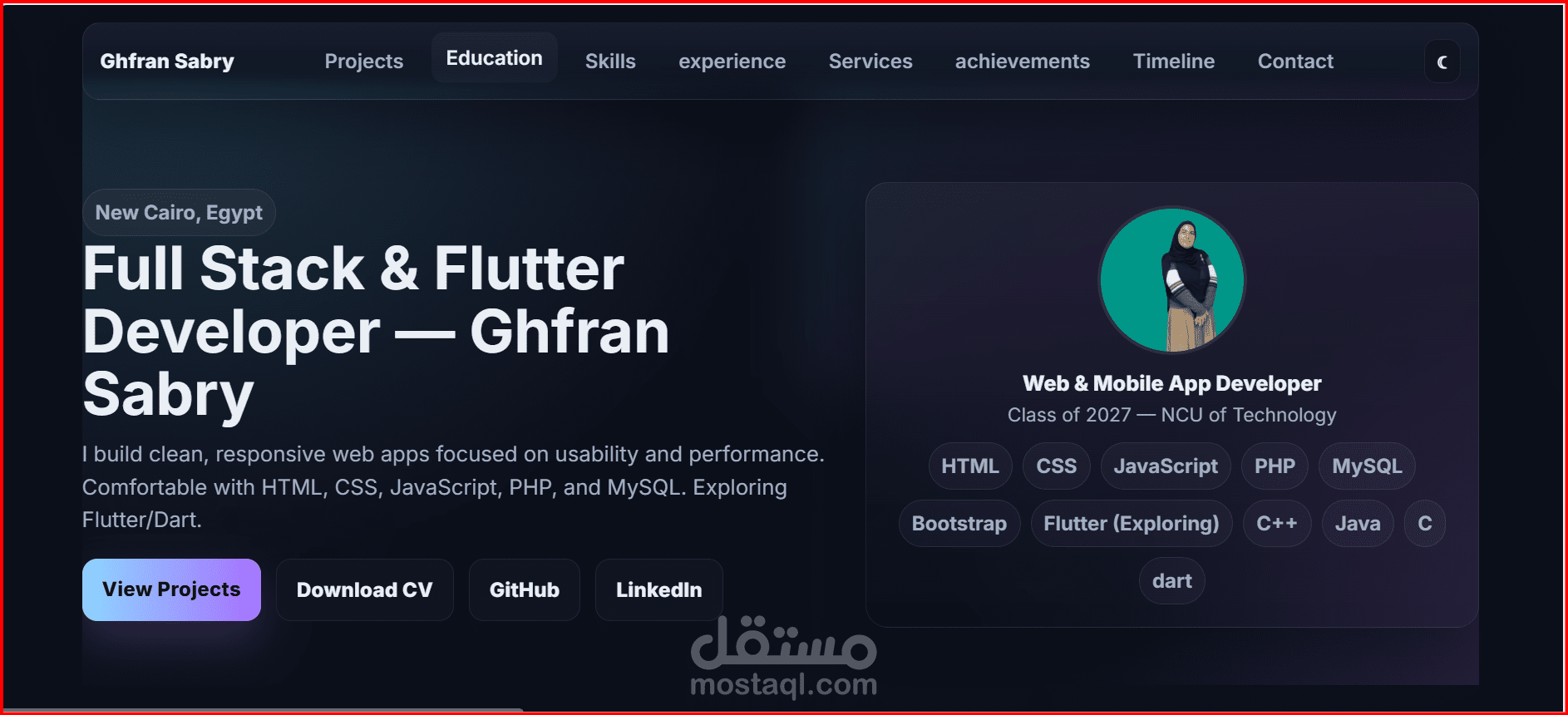 Gefran Sabry | Portfolio & Personal Website