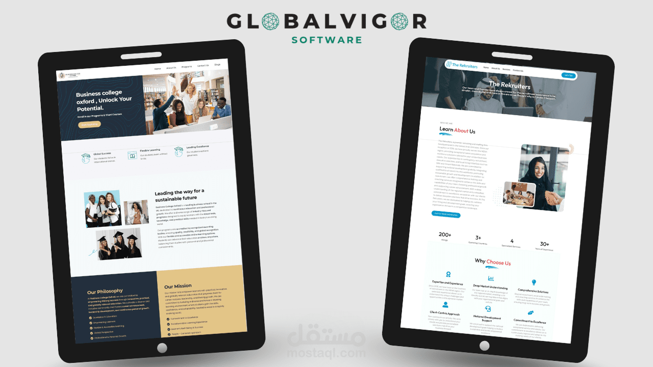 تصميم وتطوير مواقع تعريفية احترافية باستخدام WordPress