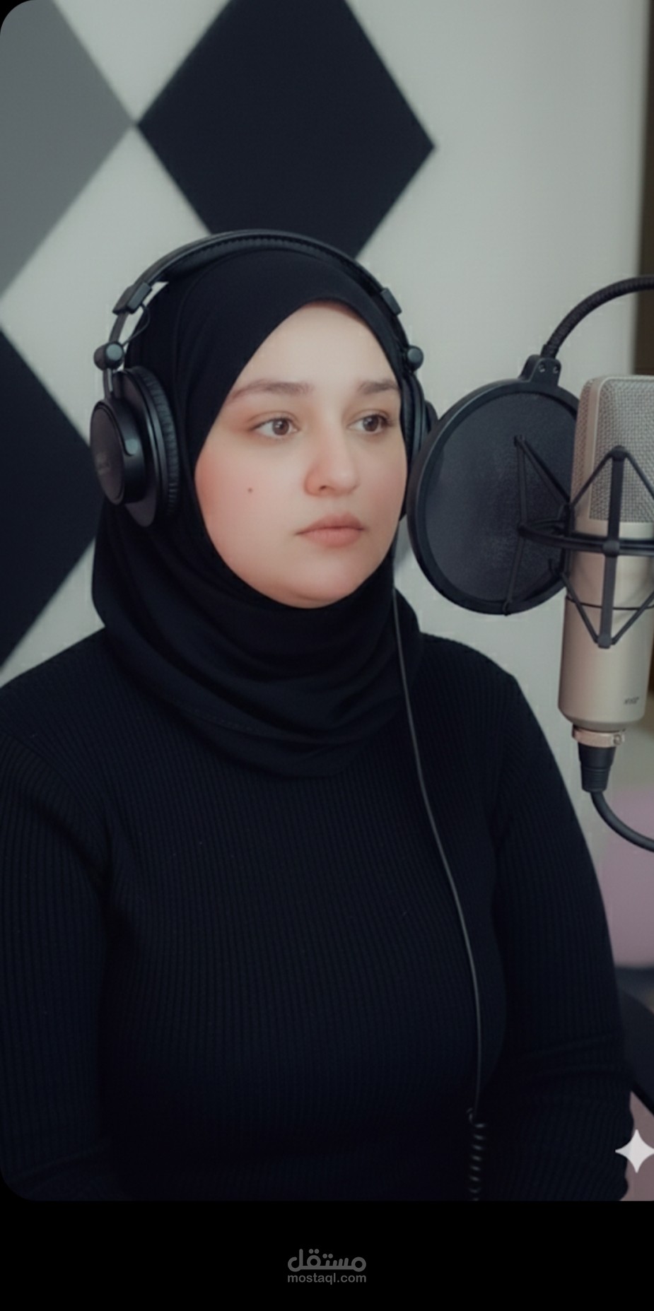 اكتبي: أداء صوتي وثائقي واضح ومحايد للمواد التعليمية
