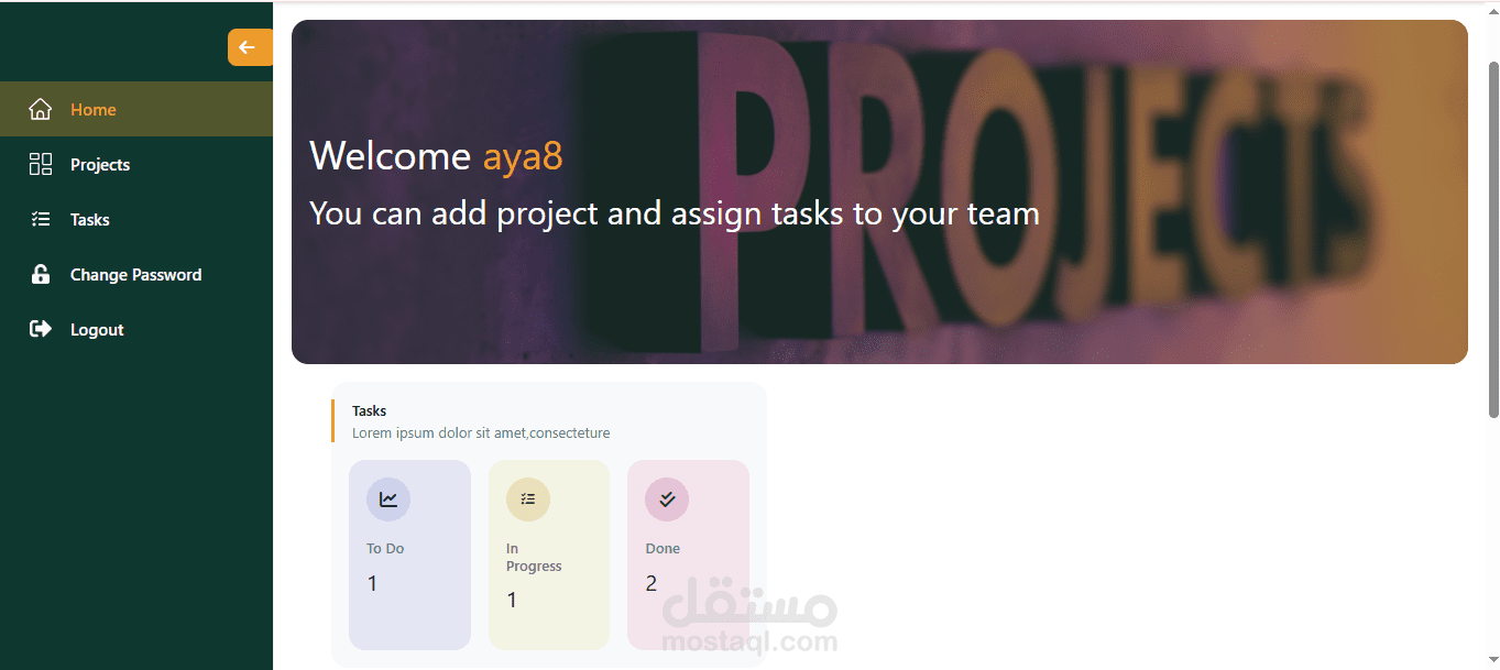 Project Management System_نظام إدارة مشاريع