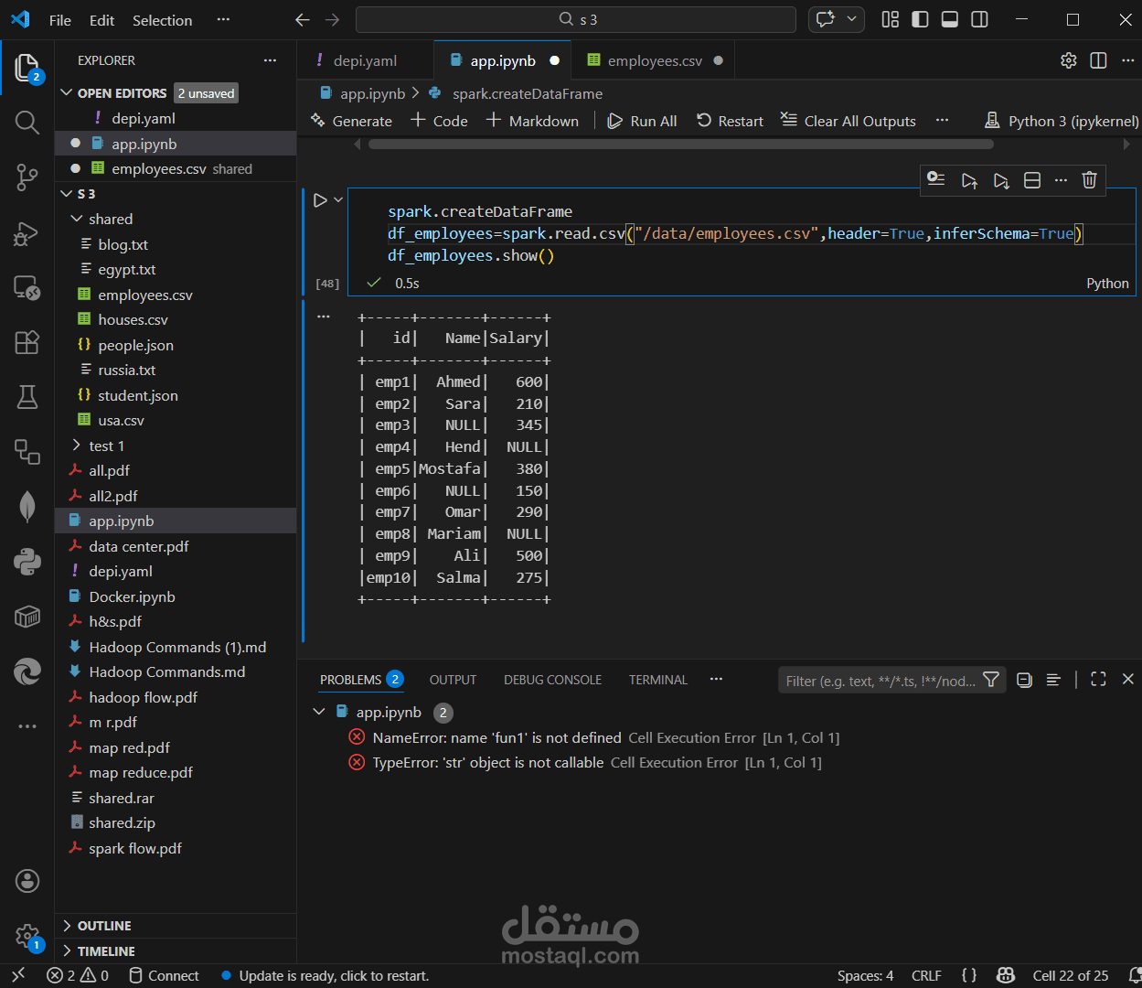 معالجة البيانات الضخمة (Big Data Processing) باستخدام Apache Spark