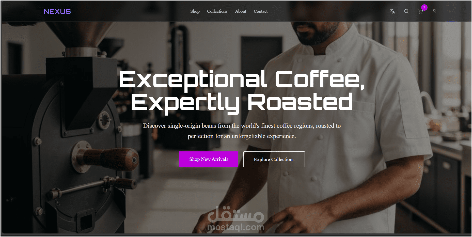 موقع ecommrece  باستخدام nextjs,tailwind
