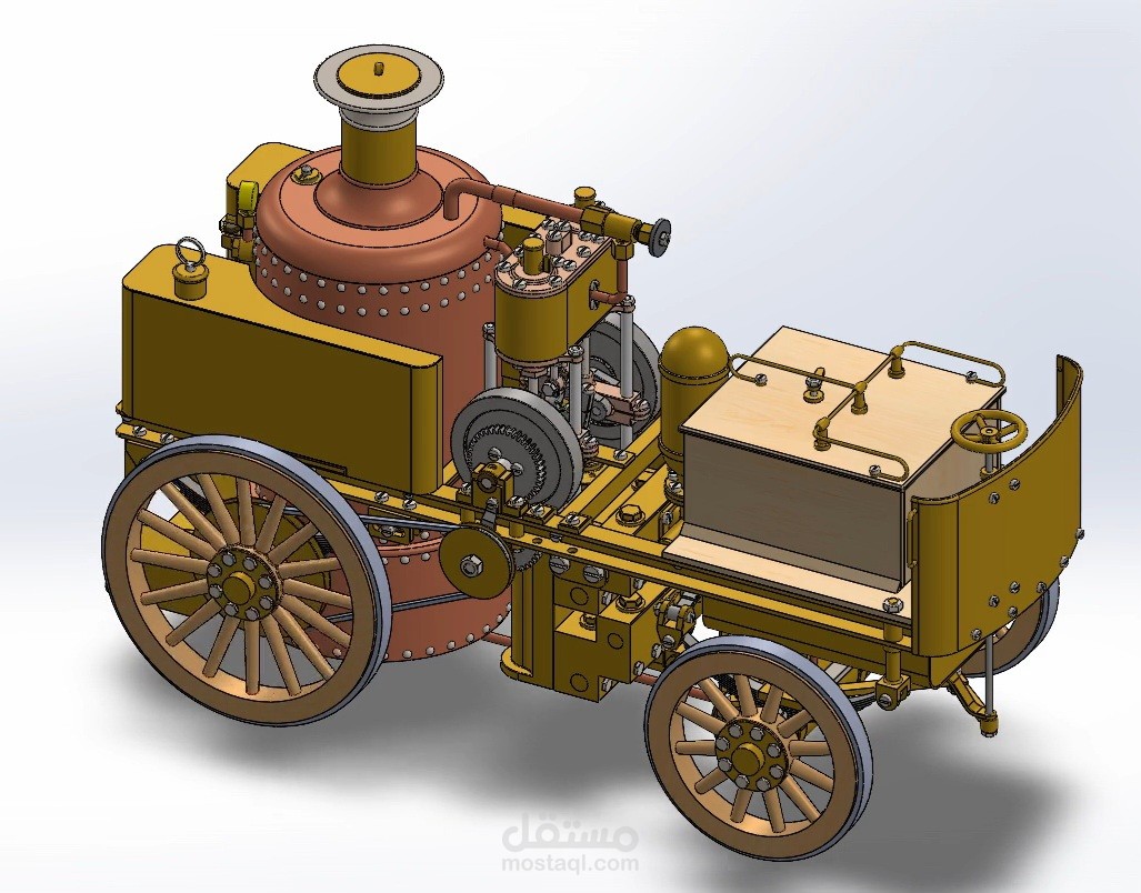 WOKING MODEL OF A FIRE ENGINE