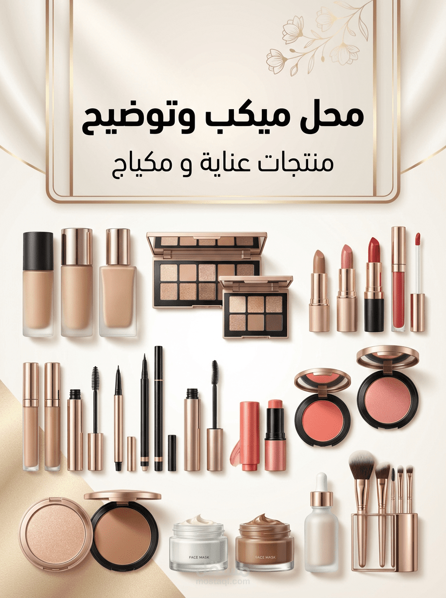 بوستر لمحل ميكب