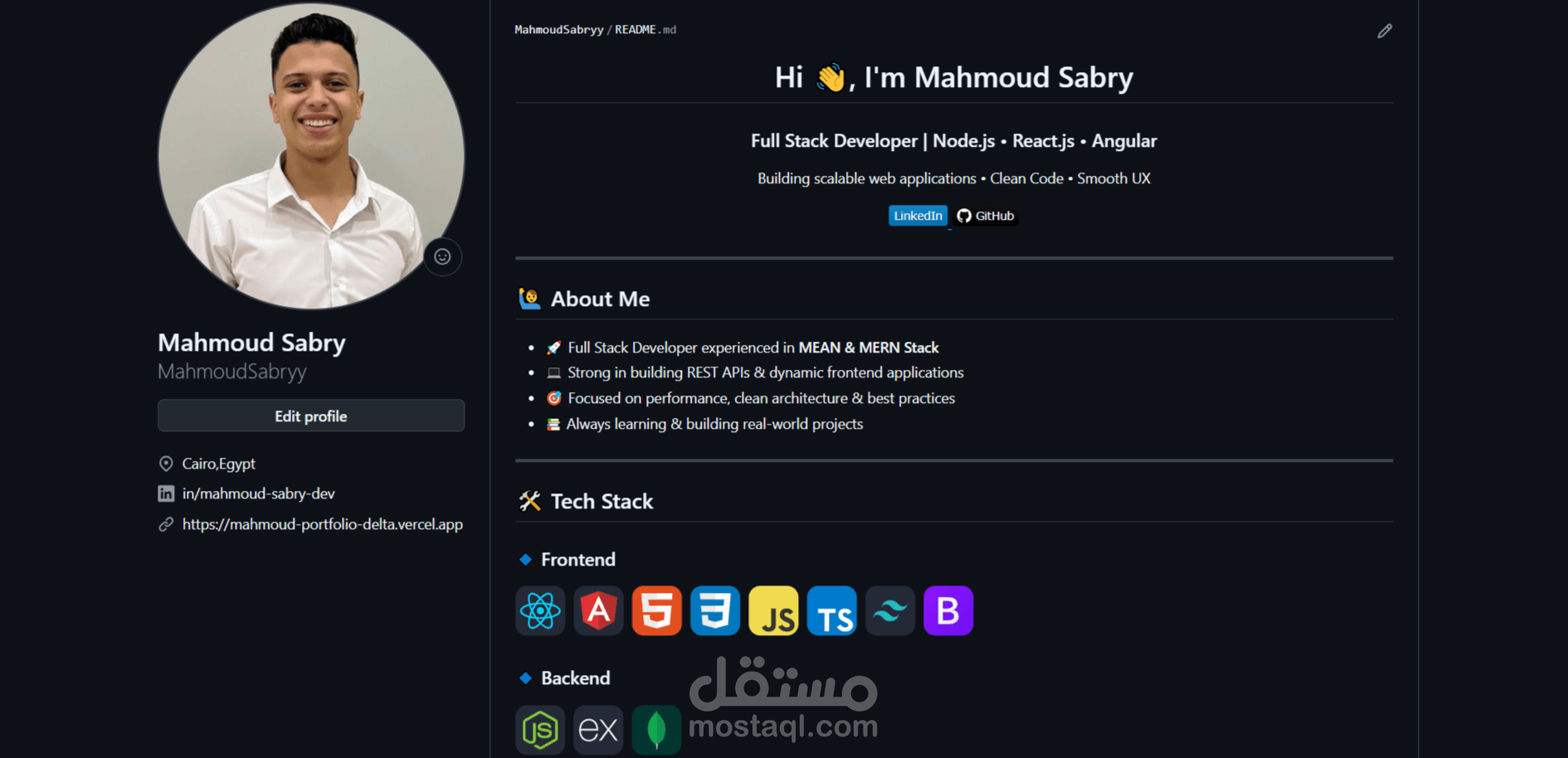 Full Backend Social media application