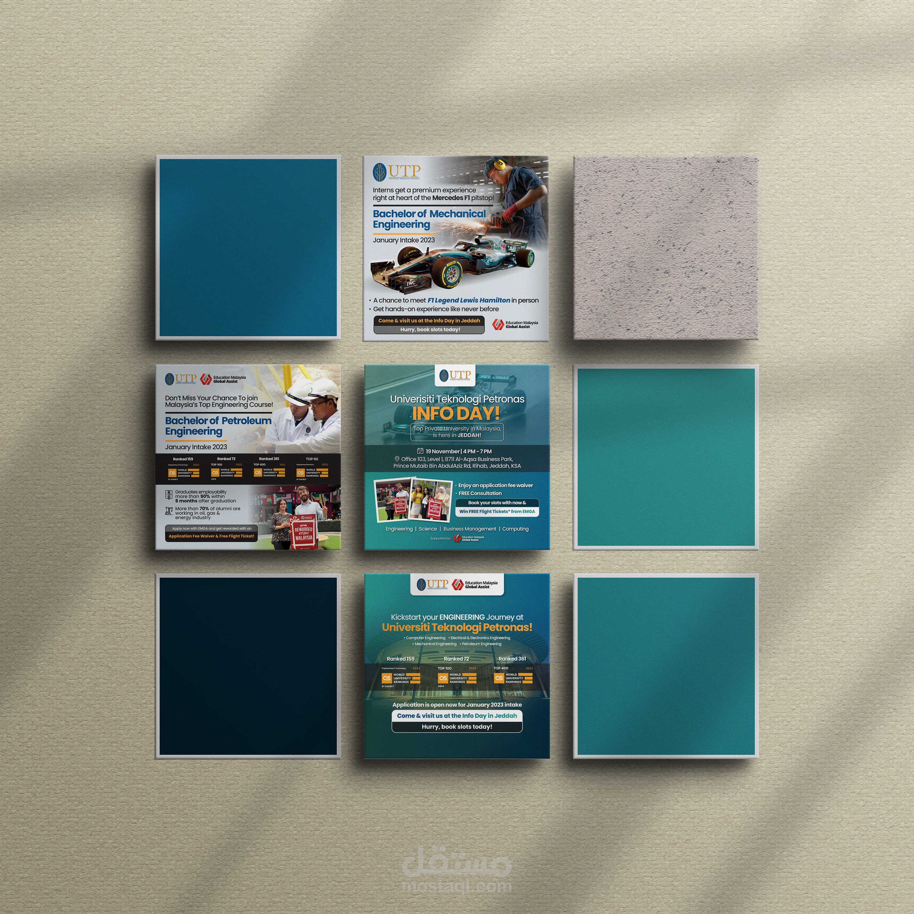 بوستر سوشيال ميديا | حملة ترويجية (جامعة بتروناس الماليزية)