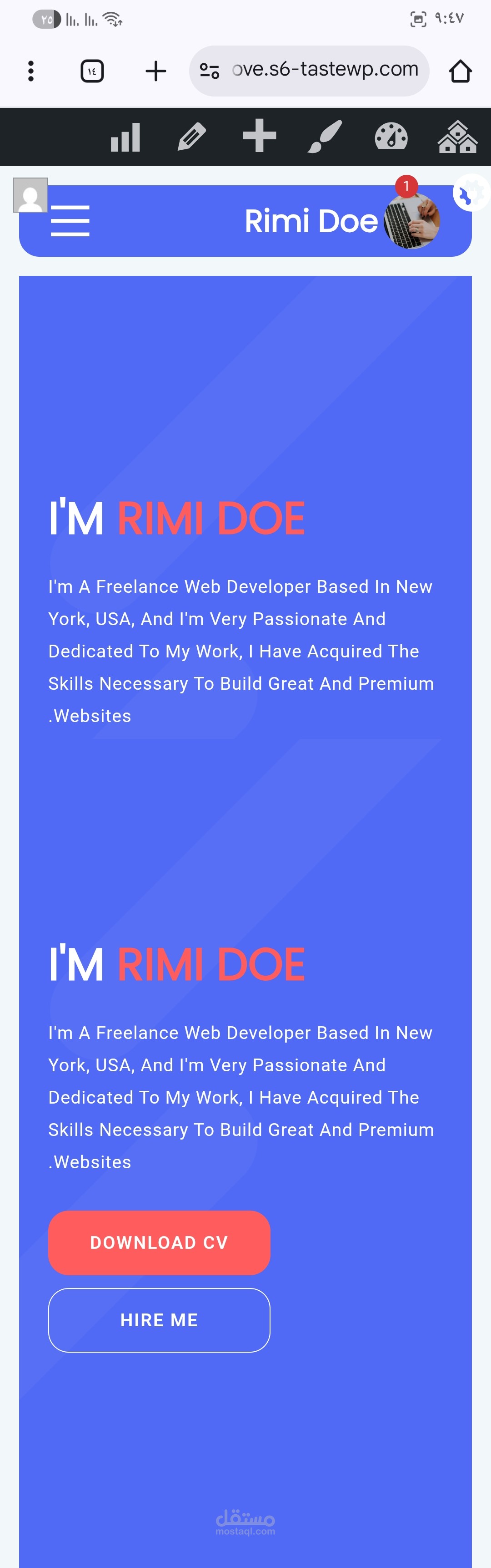"تصميم متجر إلكتروني WordPress + WooCommerce بجودة عالية"