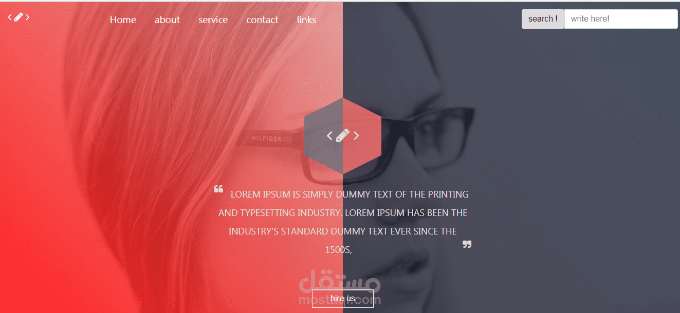 responsive  several webpage site