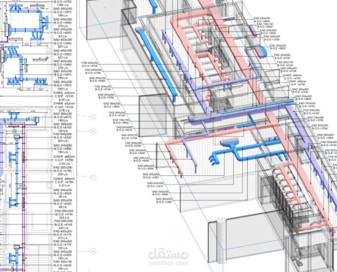HVAC Shop Drawing & 3D Coordination