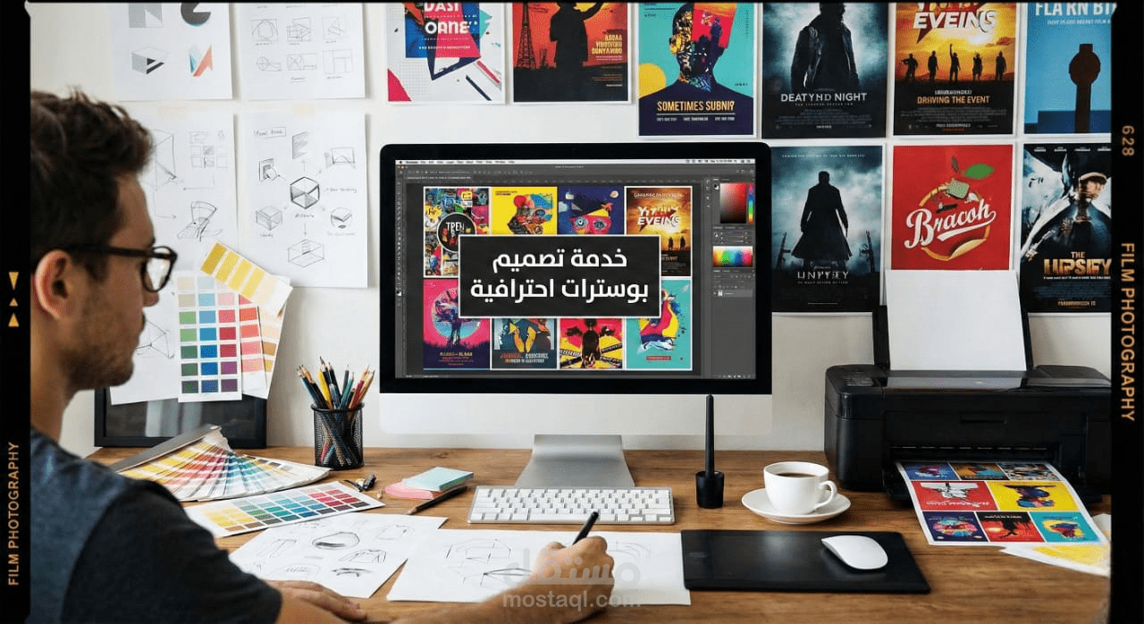 عمل بوستر اعلاني